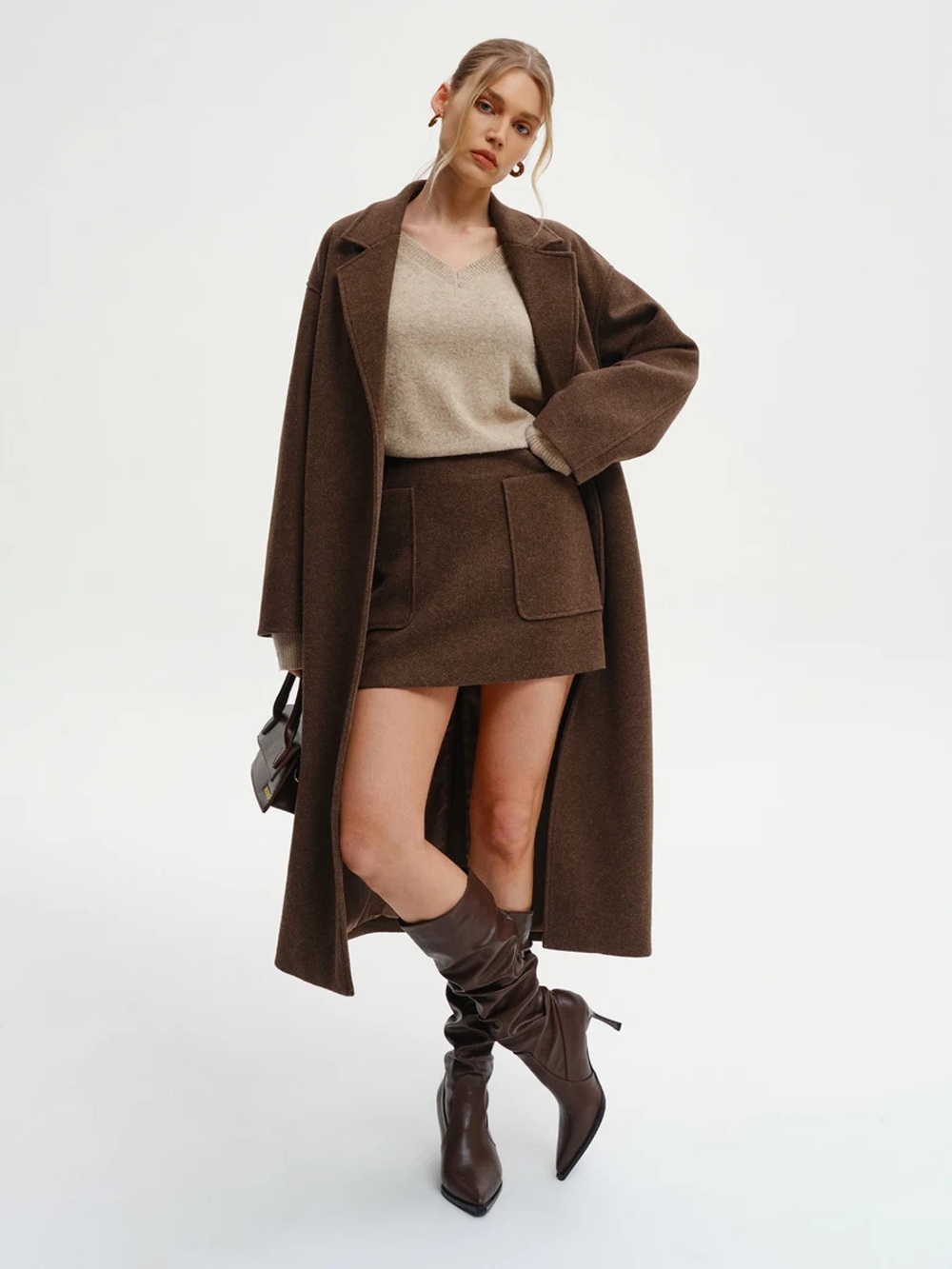 Commense NWT XS
Decor Pocket Tweed Mini Skirt